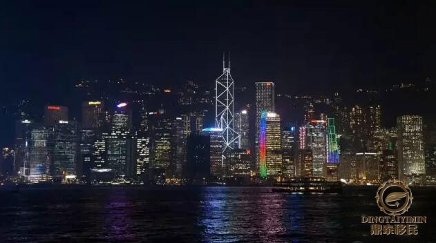 香港国际大都市的夜景，很让人向往